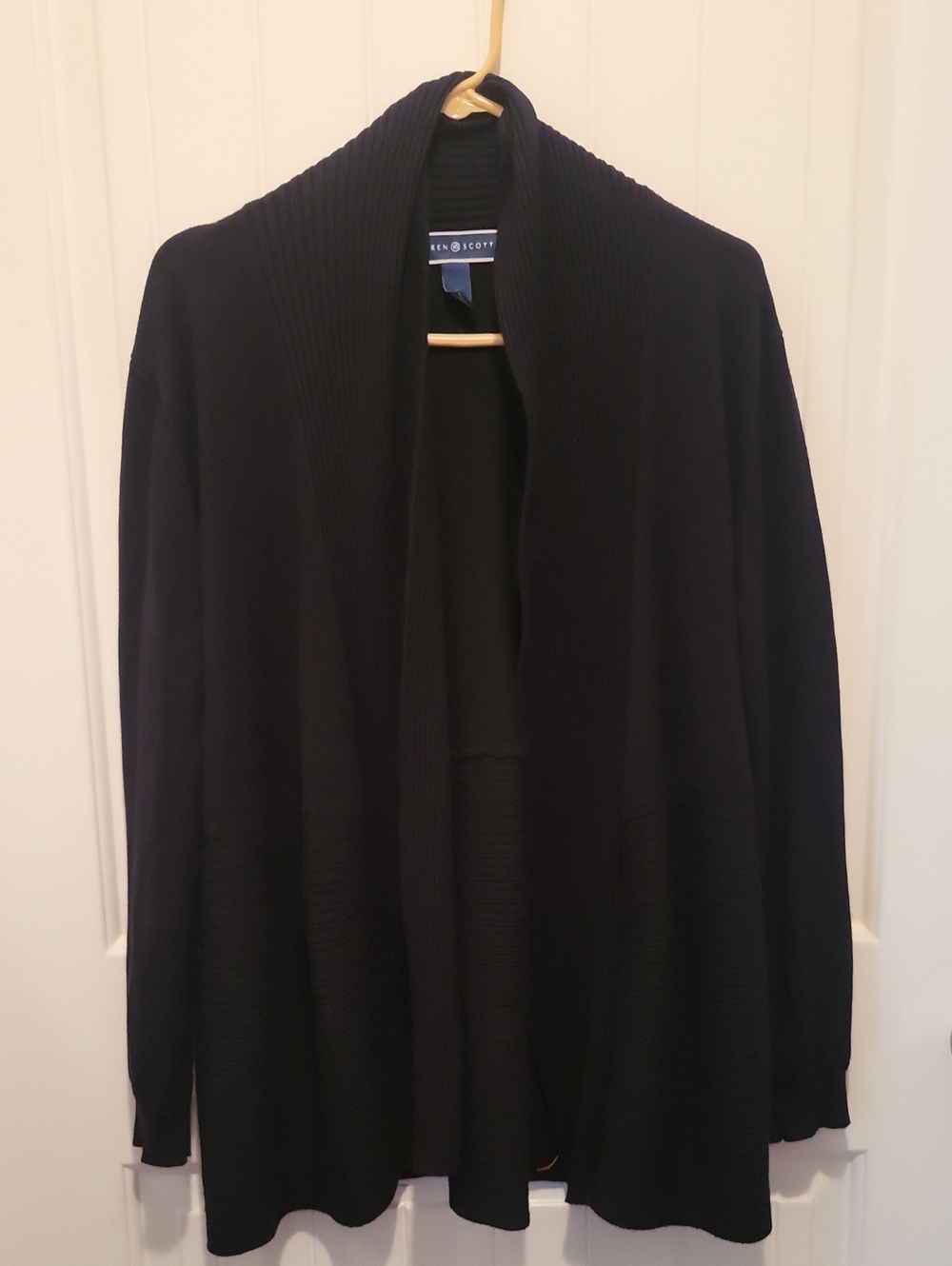 Womens Karen Scott Black Cardigan